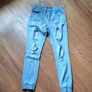Guess Blue Jeggings Distressed Slim Fit